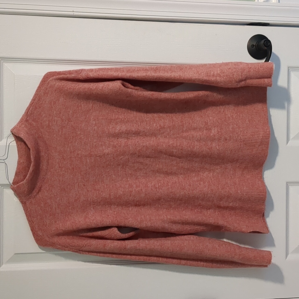 LOFT Pink Mock Turtle Neck Sweater